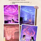 Rose Atmosphere Lamp Starry Sky Projector Night Light