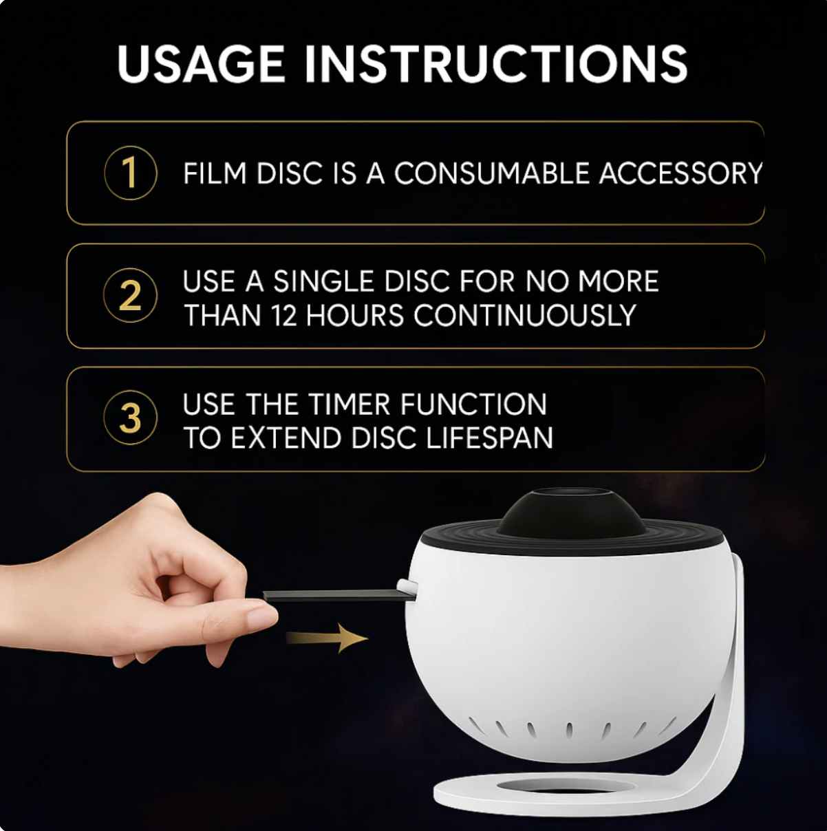 Stellarion™ Galaxy Projector